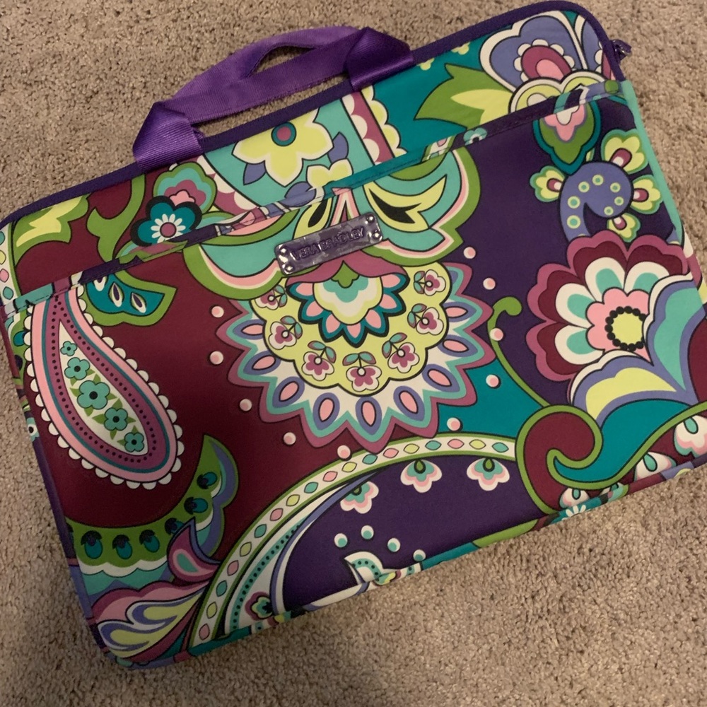 RARE Vera Bradley heather laptop case